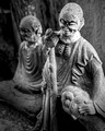 Tokyo Old Statues BW_4759
